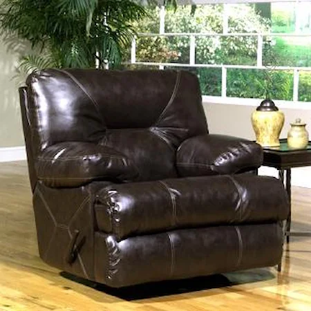 Leather Chaise Glider Recliner