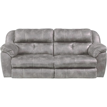 Power Headrest Lay Flat Reclining Sofa with Lumbar