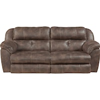 Power Headrest Lay Flat Reclining Sofa with Lumbar