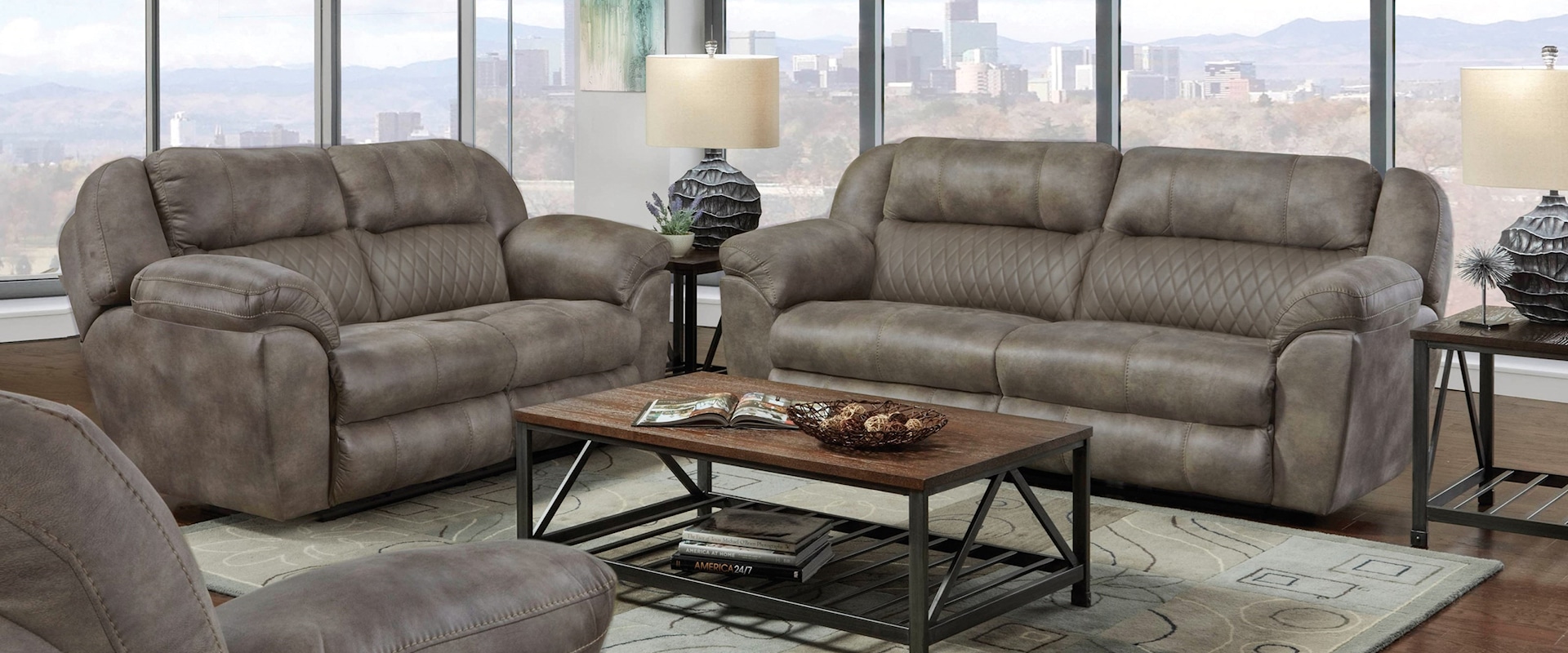 Power Reclining Living Room Group