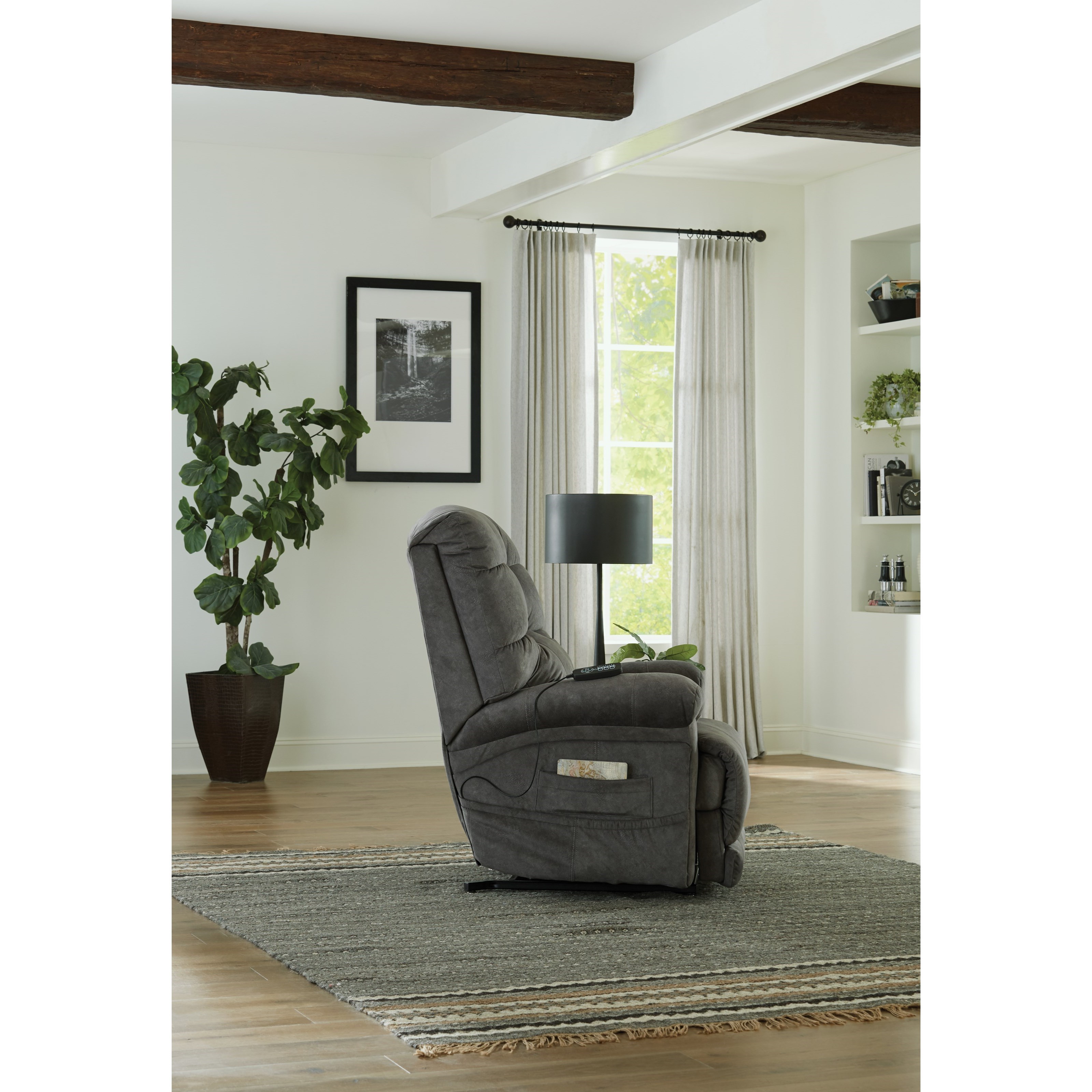 Catnapper Longevity 4892 Power Lift Lay Flat Recliner w Dual Motor Extended Ottoman Zero Gravity Trendelenburg Recline Heat Massage Z R Furniture Lift Chairs