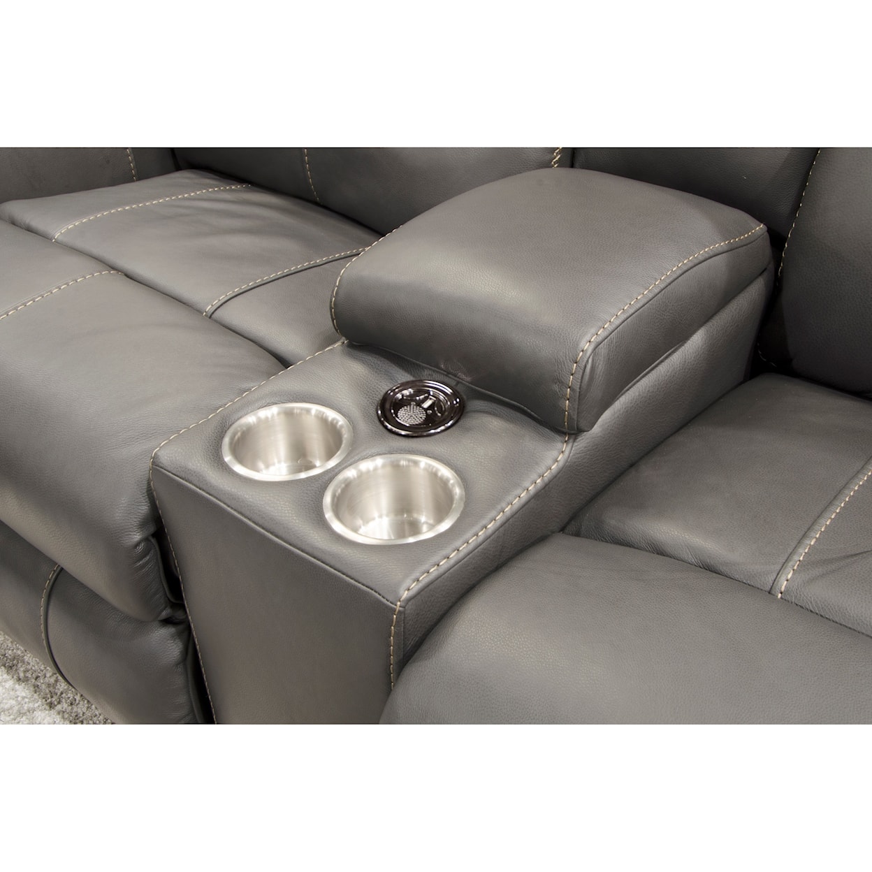 Catnapper 475 Mara Voice-Controlled Lay Flat Console Loveseat