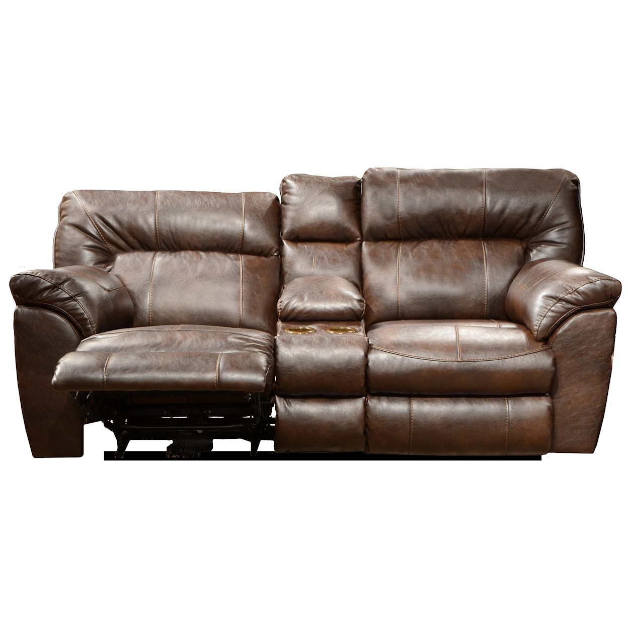 Catnapper 404 Nolan Extra Wide Reclining Console Loveseat