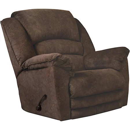 Chaise Rocker Recliner w/ Extended Footrest