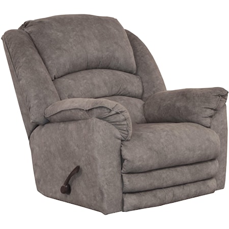 Chaise Rocker Recliner w/ Extended Footrest