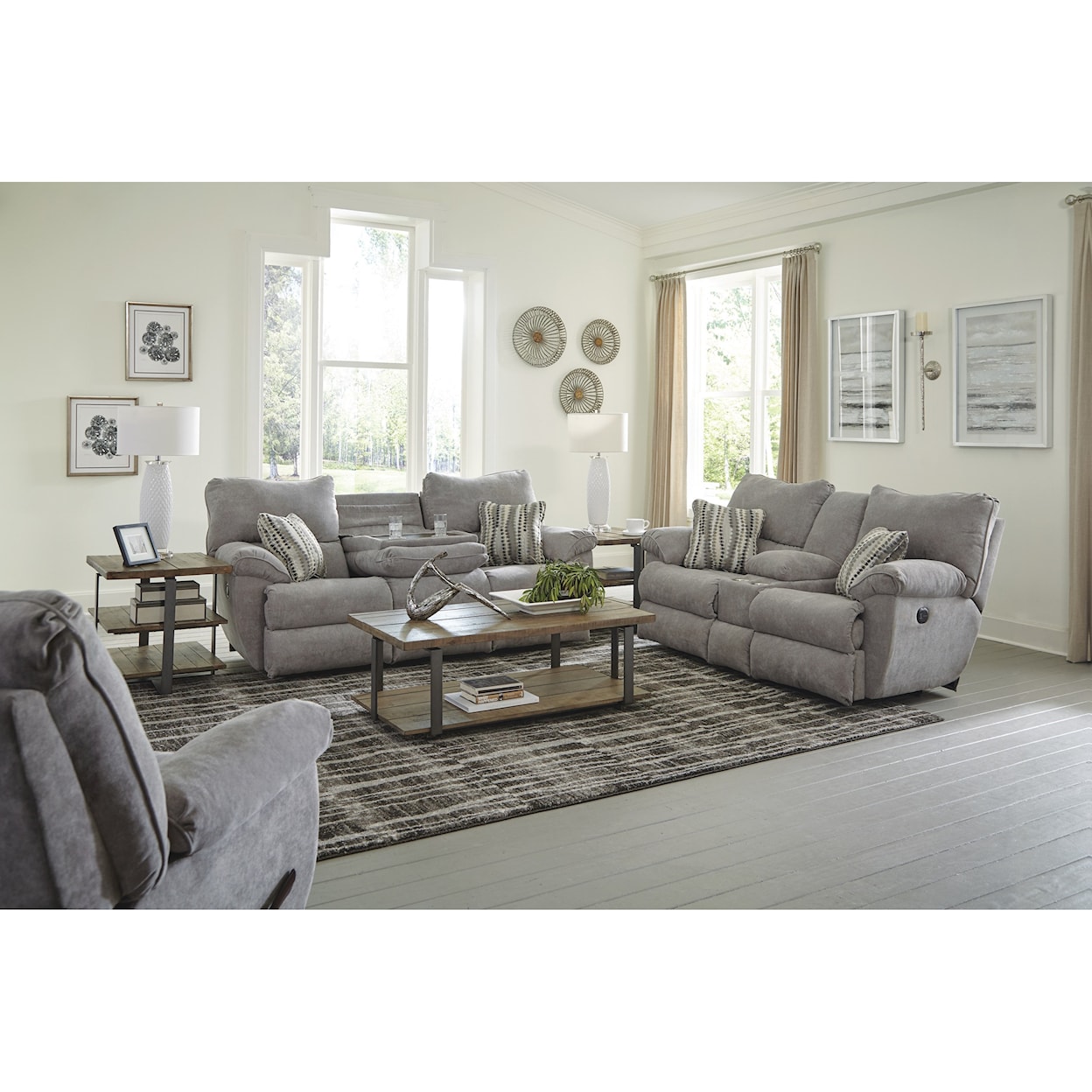 Carolina Furniture 241 Sadler Power Reclining Sofa