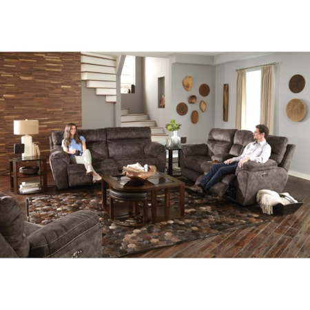 Power Lay Flat Reclining Sofa