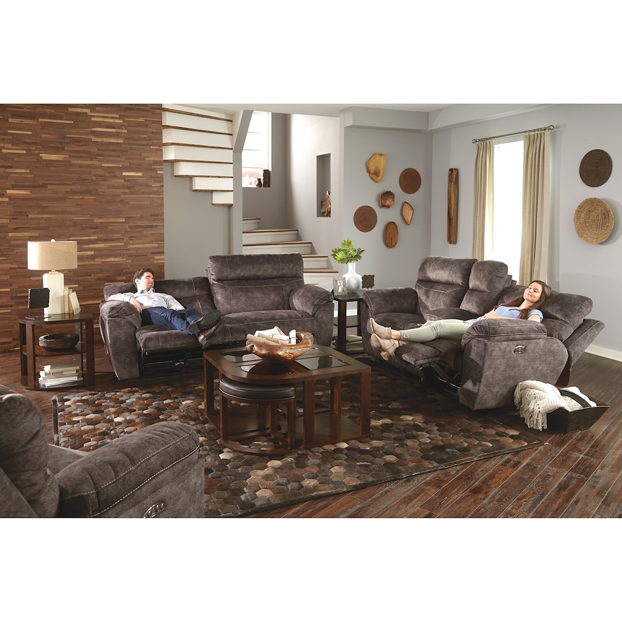 Catnapper MOJAVE Power Reclining Console Loveseat