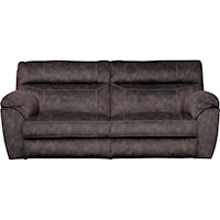 Power Lay Flat Reclining Sofa with Power Headrests and Lumbar