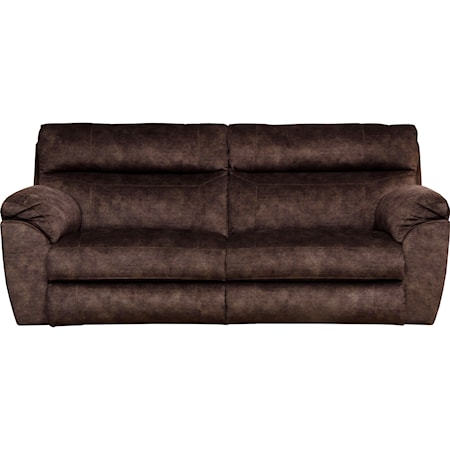 Power Lay Flat Reclining Sofa with Power Headrests and Lumbar