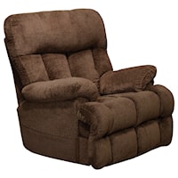 Casual Lay Flat Power Recliner with Power Headrest and Lumbar