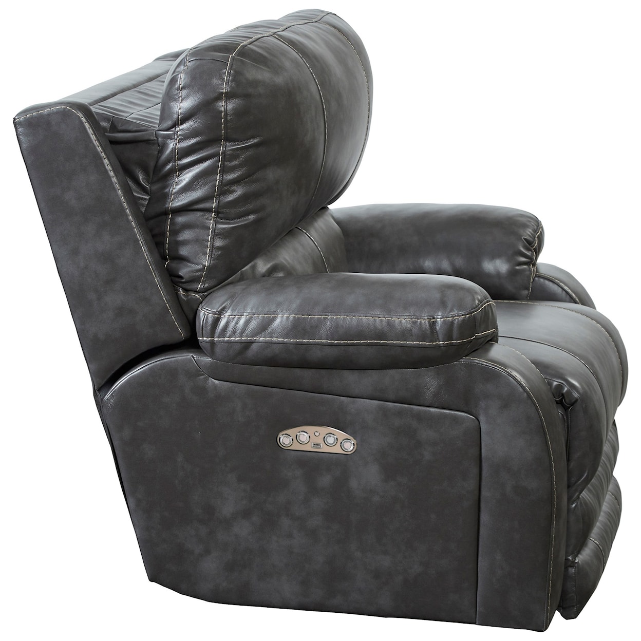 Carolina Furniture 4762 Thornton Power Lay Flat Recliner w/ Power Headrest