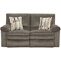 Causal Power Reclining Loveseat with Pillow Arms