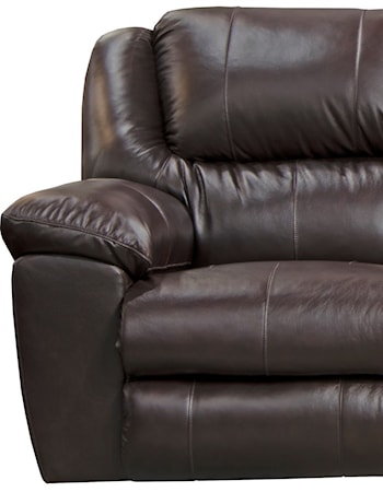 Leather Reclining Sofa