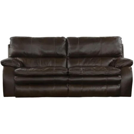 Power Lay Flat Reclining Sofa with Power Headrest
