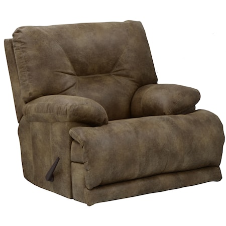 Lay Flat Recliner with Pillow Arms