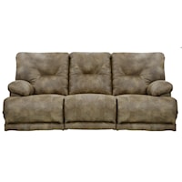 Lay Flat Reclining Sofa with Fold Down MiddleTable