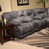 Catnapper 438 Voyager Lay Flat Reclining Console Loveseat