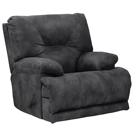 Power Lay Flat Recliner with Pillow Arms