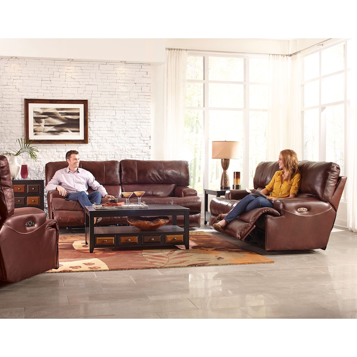 Catnapper 458 Wembley Reclining Living Room Group