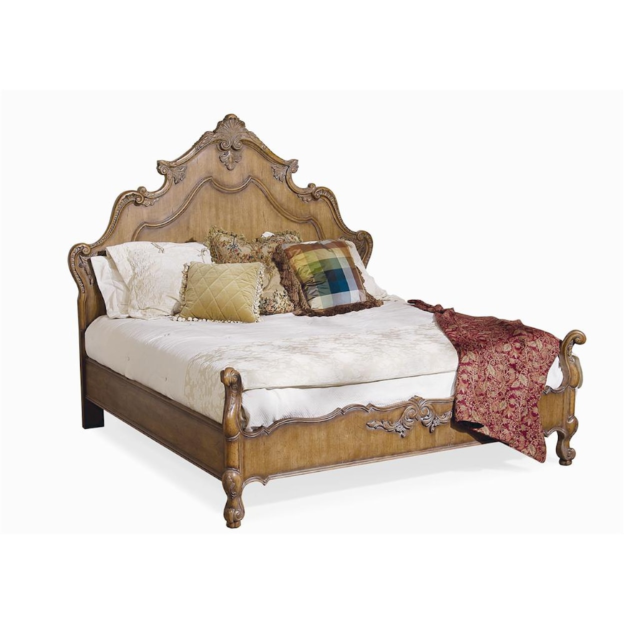 Century Bordeaux  Headboard and Footboard Bed