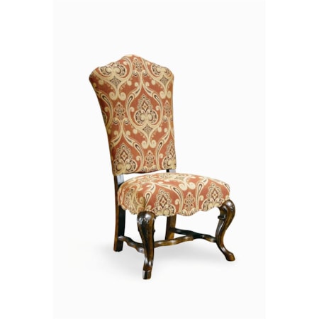 Upholstered Back Side Chair
