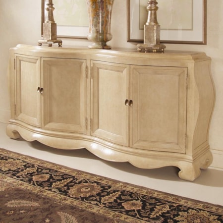 Credenza with Marble Inserts