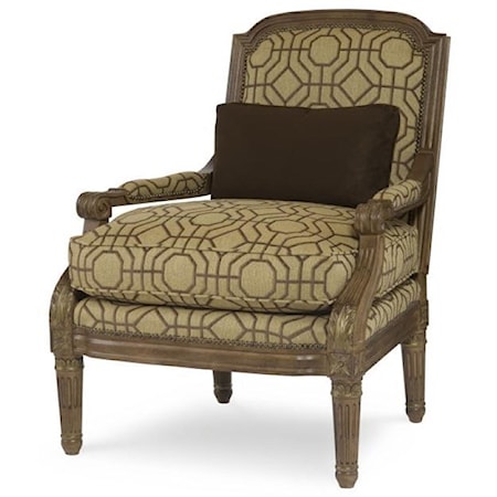 Arm Chair with Exquiste Detailing