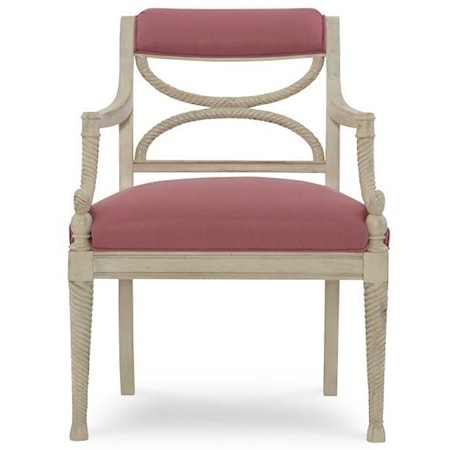Candy Cane Accented Arm Chair