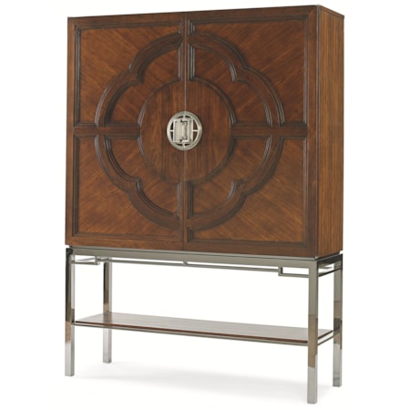 Lotus Bar Cabinet