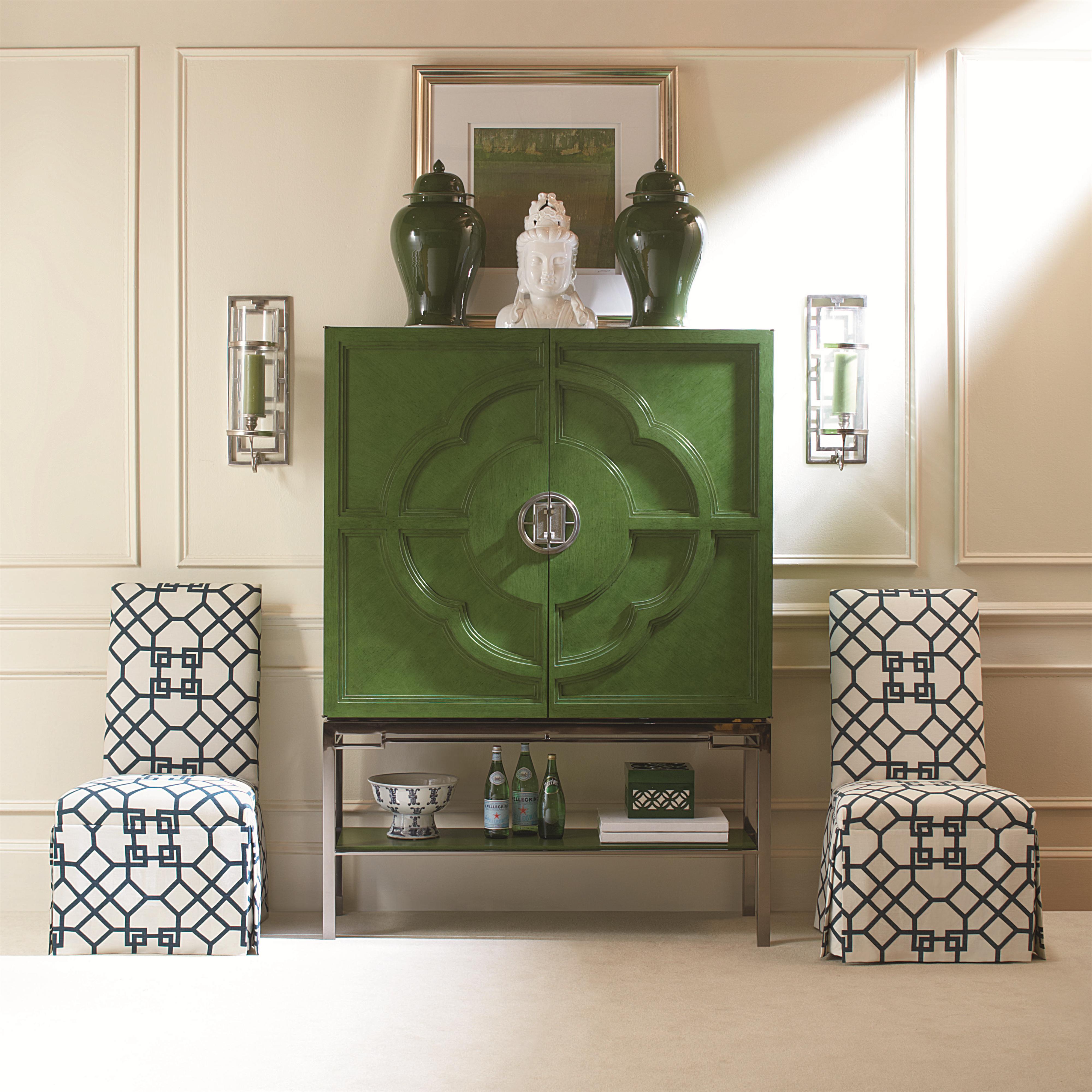 Century Chin Hua Lotus Bar Cabinet