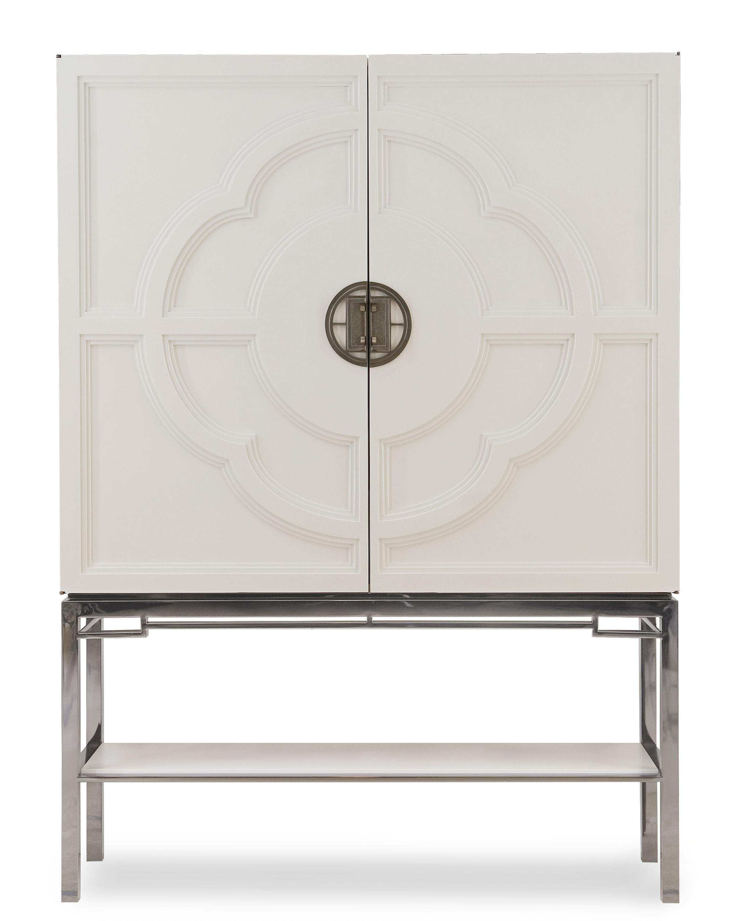 Century Chin Hua Lotus Bar Cabinet