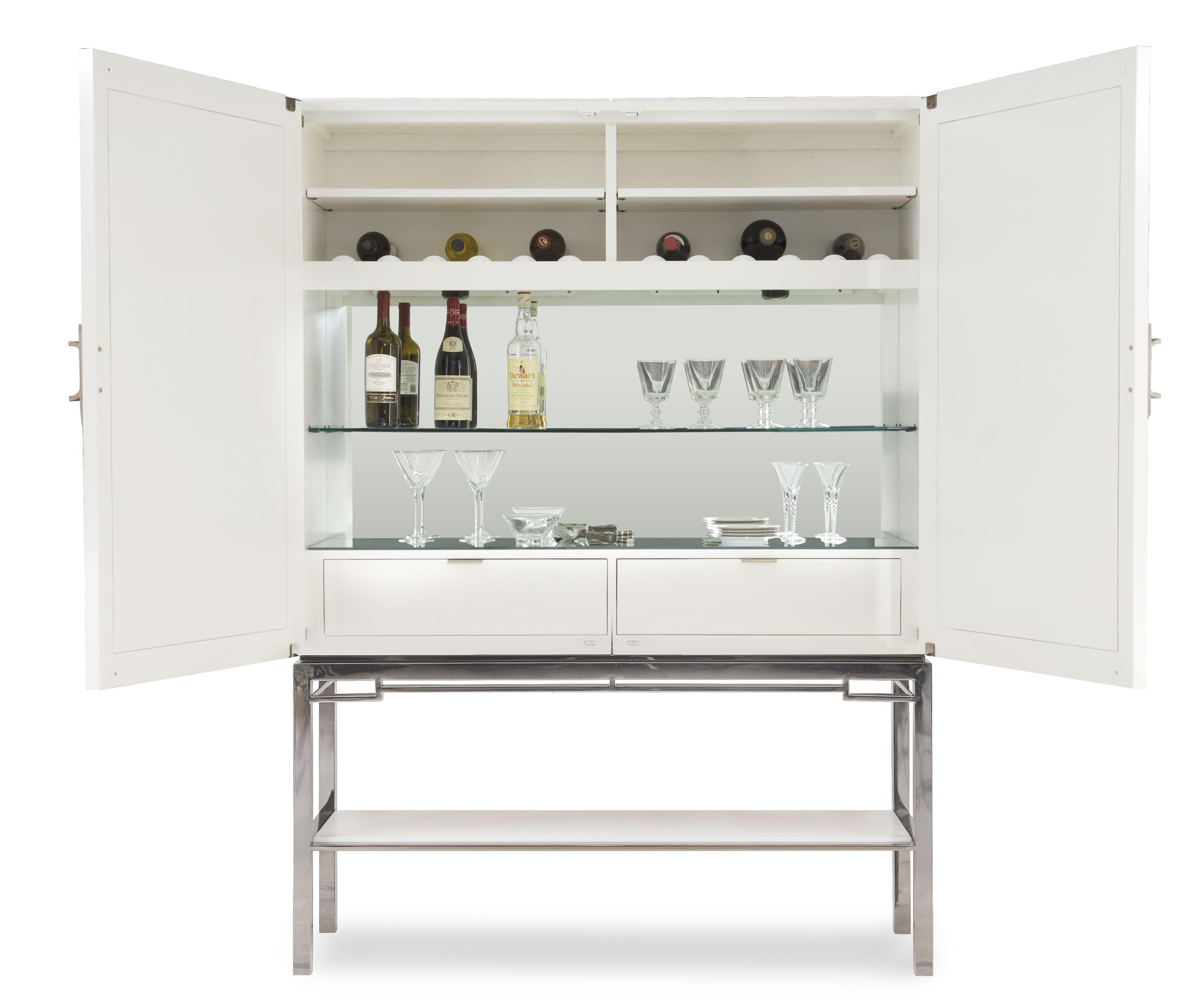 Century Chin Hua Lotus Bar Cabinet