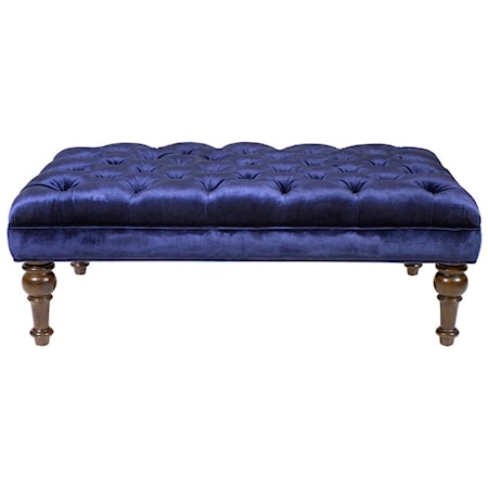 Upholstered Cocktail Ottoman