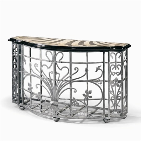 Wrought Iron Virgile Console Table