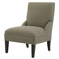 Armless Upholstered Chair for Living Rooms, Foyers, Dens and Dining Rooms