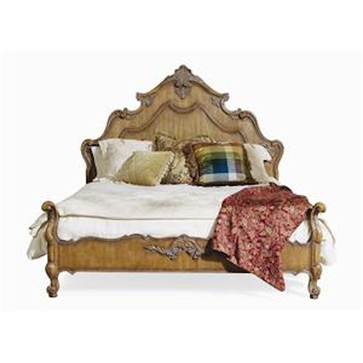 Century Bordeaux  Headboard and Footboard Bed