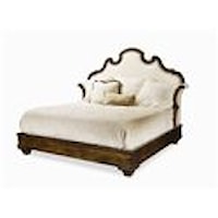 King Upholstered Headboard Bed