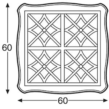 Castellan Fretwork Cocktail Table