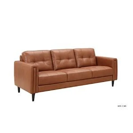 Leather Sofa in Cognac