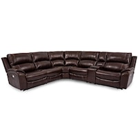 Power Reclining Sectional Sofa with USB Ports