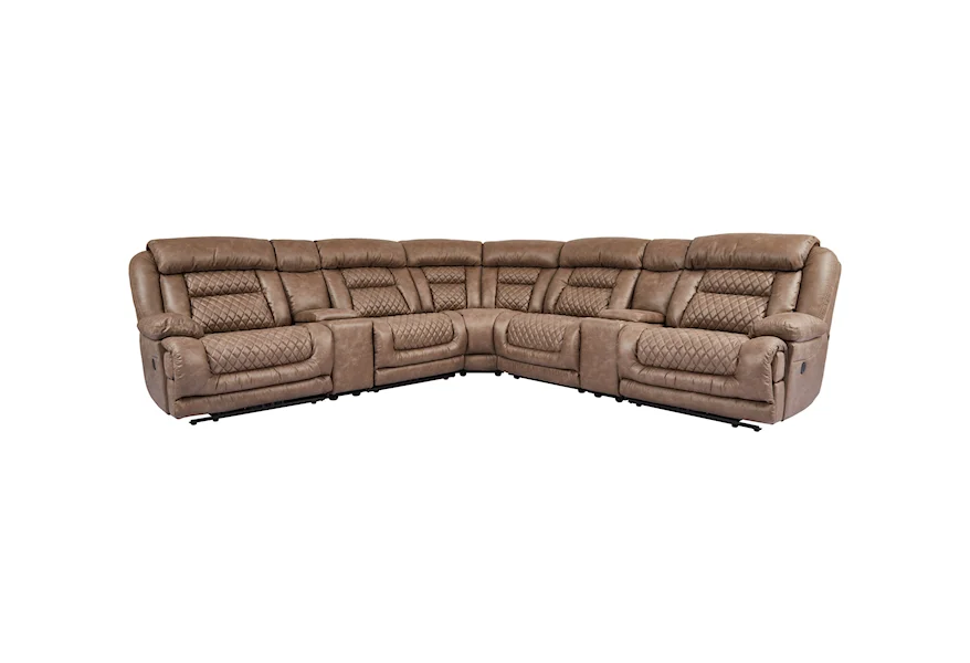 Dakota 7-Piece Power Reclining Sectional by Cheers at Lagniappe Home Store