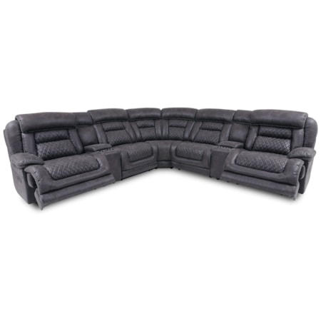 6-Piece Power Reclining Sectional