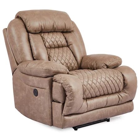 Casual Power Recliner with USB Port