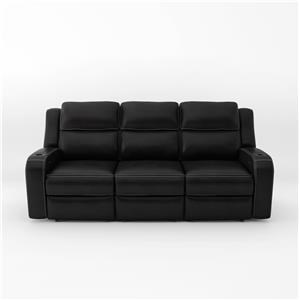 Cheers easton three piece power reclining sofa with deals power headrest set