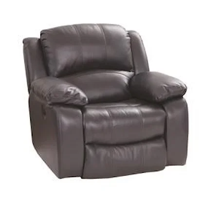 Leather Match Power Recliner