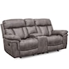 Cheers 9597 Wallhugger Glider Console Reclining Loveseat