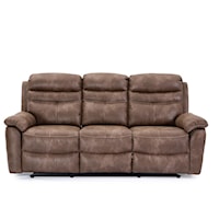 Casual Wallhugger Dual Reclining Sofa