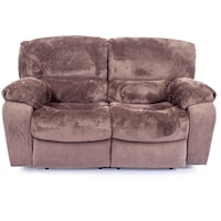 Dual Reclining Love Seat with Pillow Arms