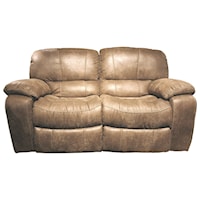 Dual Reclining Love Seat with Pillow Arms